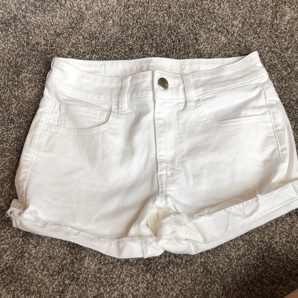 American eagle super super stretch hi rise shortie